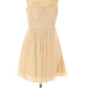 Jenny Yoo Collection Ivory Strapless Tulle Dress